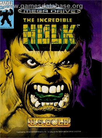 Cover Incredible Hulk, The for Genesis - Mega Drive